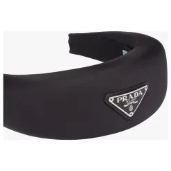 Bandeau En Nylon Prada Noir -Collier Soldes 413621 3