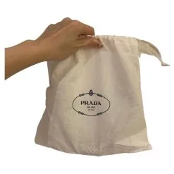 Serre-tête En Métal Satiné Prada Noir Métallisé -Collier Soldes 413626 3