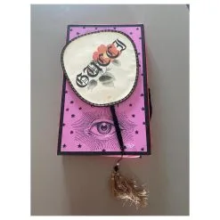 Autres Bijoux Nouvel éventail Gucci En Soie Et Bambou Multicolore -Collier Soldes 433348 6