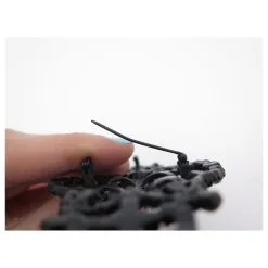 Autres Bijoux NEUF VINTAGE BROCHE CHRISTIAN LACROIX CROIX METAL NOIR & STRASS PENDENTIF BROOCH -Collier Soldes 437123 4