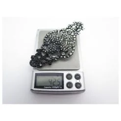 Autres Bijoux NEUF VINTAGE BROCHE CHRISTIAN LACROIX CROIX METAL NOIR & STRASS PENDENTIF BROOCH -Collier Soldes 437123 5