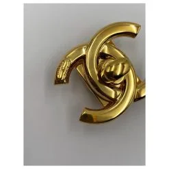 Autres Bijoux Fermoir CC D'origine CHANEL Fermoir En Or Doré -Collier Soldes 438171 3