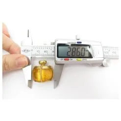 Autres Bijoux VINTAGE BROCHE YVES SAINT LAURENT METAL DORE & PATE DE VERRE JAUNE BROOCH Doré -Collier Soldes 440770 8