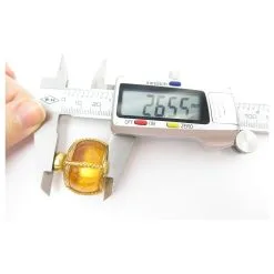 Autres Bijoux VINTAGE BROCHE YVES SAINT LAURENT METAL DORE & PATE DE VERRE JAUNE BROOCH Doré -Collier Soldes 440770 9