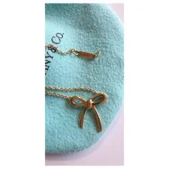 Tiffany & Co. Tiffany & Co Nœud En Or Jaune 750/000 Doré -Collier Soldes 446778 3