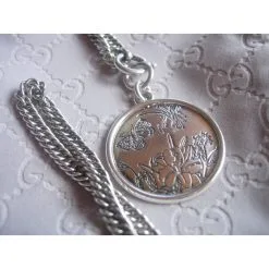 Gucci Flora Argenté -Collier Soldes 46016 3