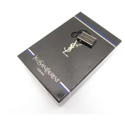 Autres Bijoux NEUF VINTAGE BROCHE YVES SAINT LAURENT OPYUM LOGO YSL STRASS DORE BROOCH Doré -Collier Soldes 464677 9