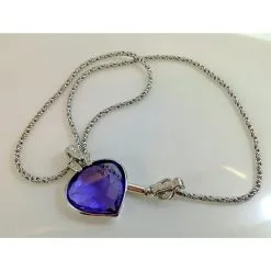Swarovski Collier Argenté Violet 8 Swarovski Collier Argenté Violet -Collier Soldes 49322 3