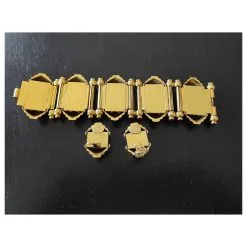 Gianfranco Ferre Vintage Ferré - Parure Vintage Doré -Collier Soldes 521740 8