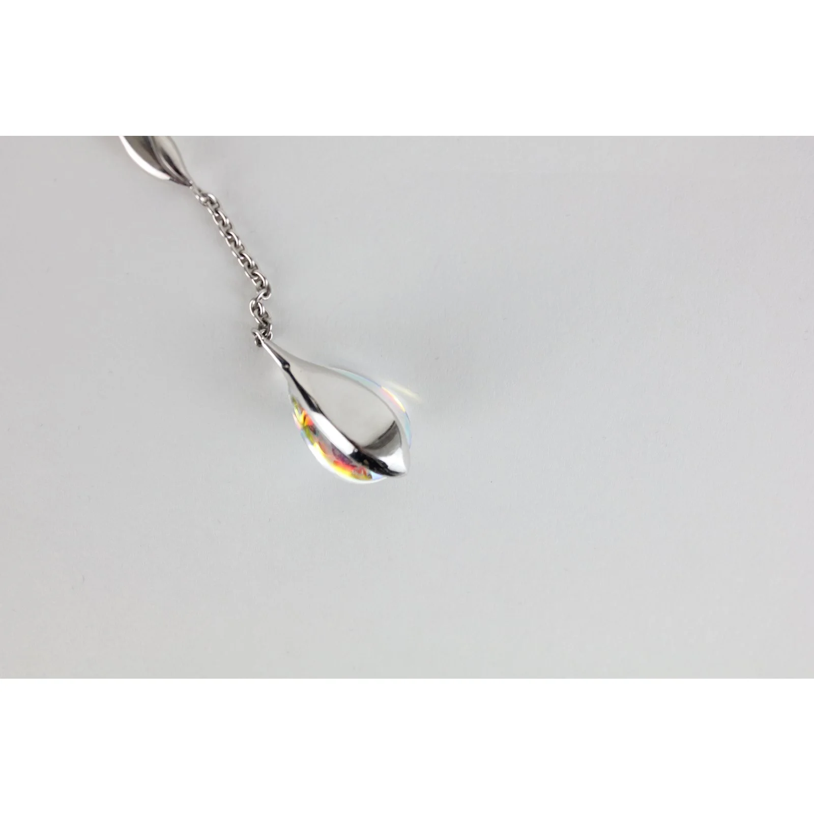 Baccarat Collier En Argent Et Pendentif En Cristal Argenté 3 Baccarat Collier En Argent Et Pendentif En Cristal Argenté – Image 3