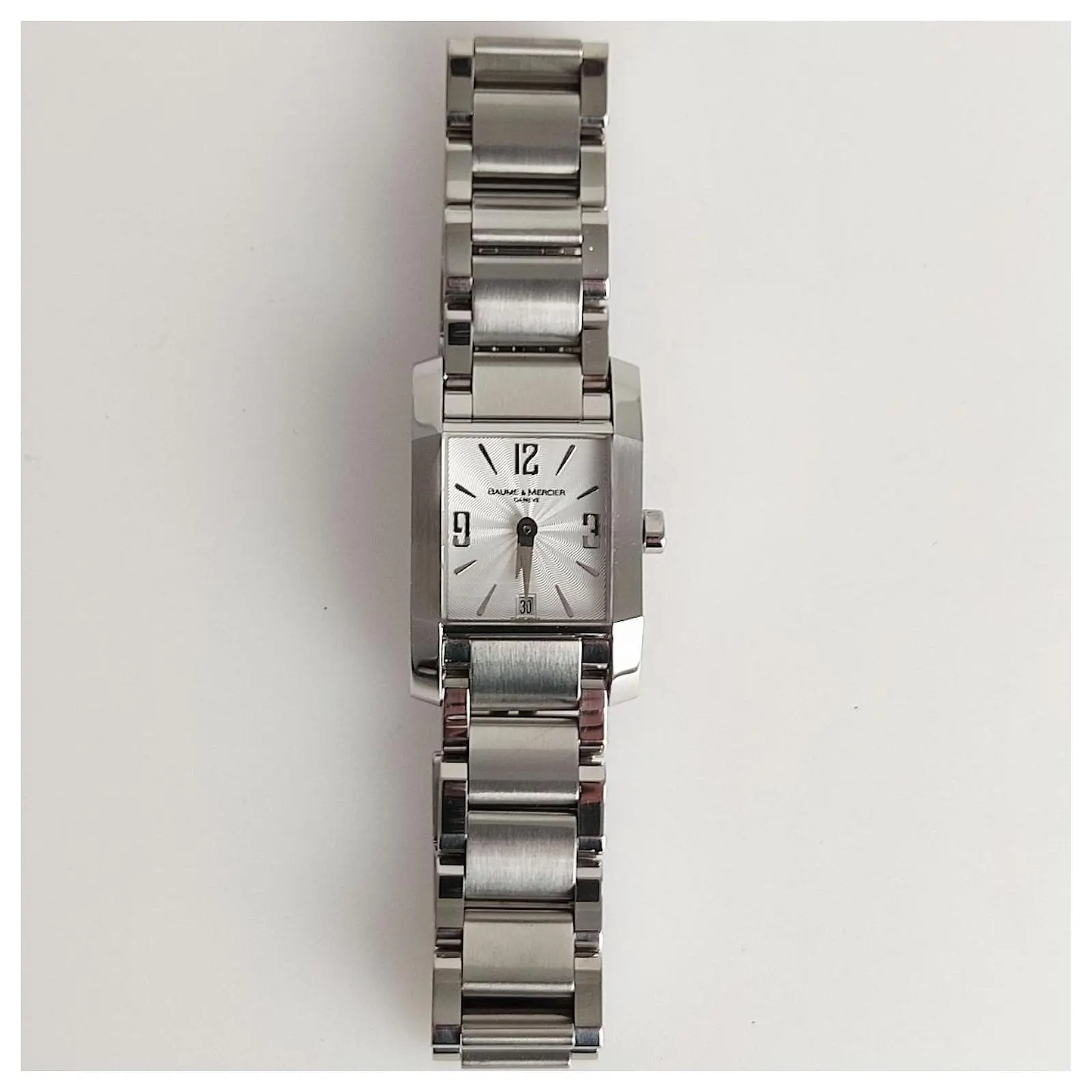 Autres Bijoux Montre En Acier Baume & Mercier 65488 Diamant Hampton Argenté 2 Autres Bijoux Montre En Acier Baume & Mercier 65488 Diamant Hampton Argenté – Image 2