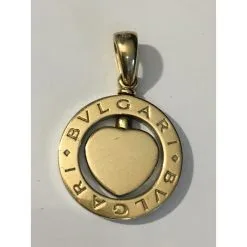 Bulgari Pendentif Argenté Doré 19 Bulgari Pendentif Argenté Doré -Collier Soldes 54257 10