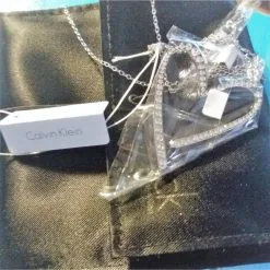 Calvin Klein Sautoirs Argenté -Collier Soldes 54424 7