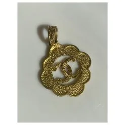 Chanel Pendant Doré -Collier Soldes 547150 5