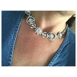 Dior Ensembles De Bijoux Argenté -Collier Soldes 552148 10