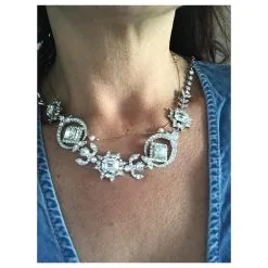 Dior Ensembles De Bijoux Argenté -Collier Soldes 552148 9