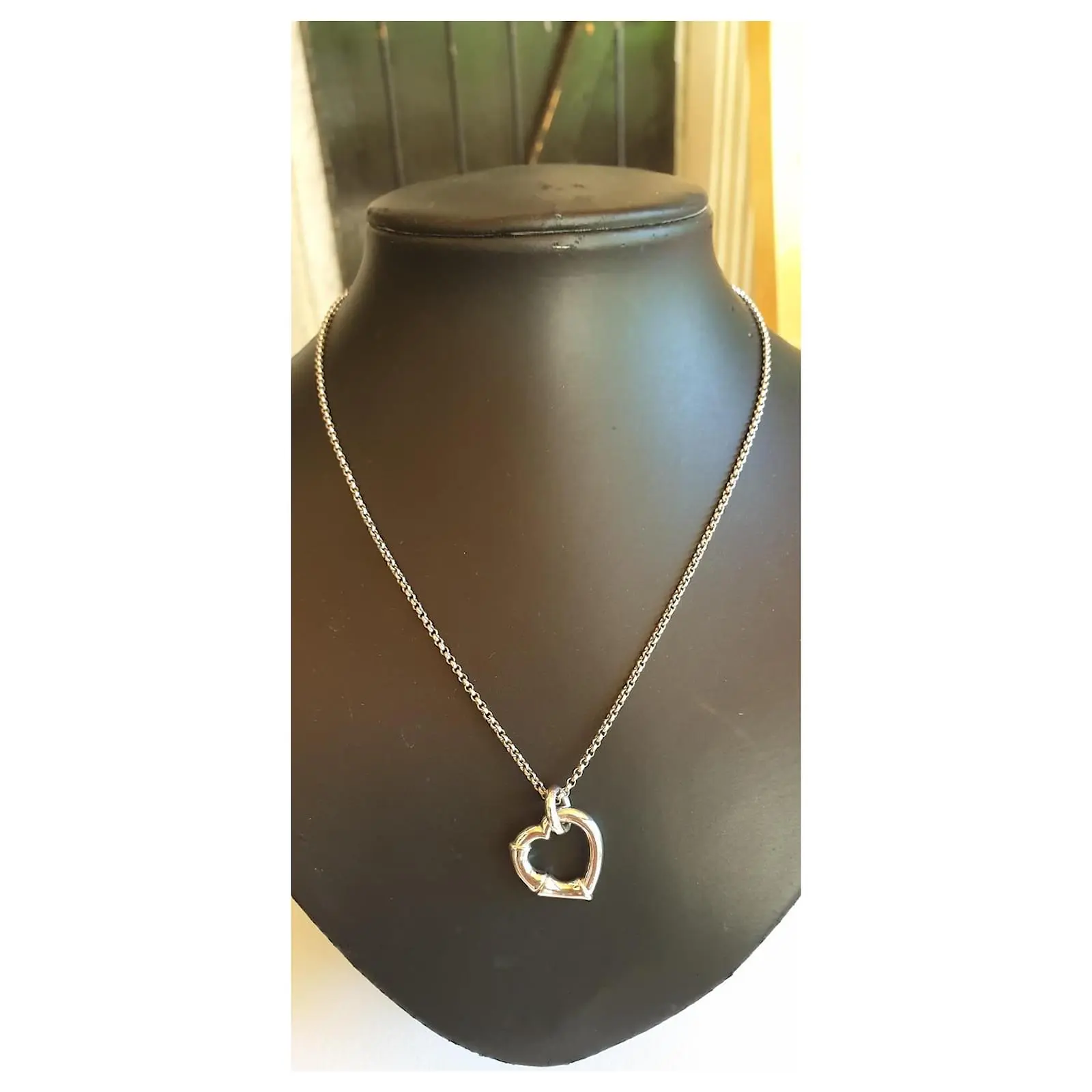 Gucci Cœur Bambou En Argent 925 Argenté 3 Gucci Cœur Bambou En Argent 925 Argenté – Image 3