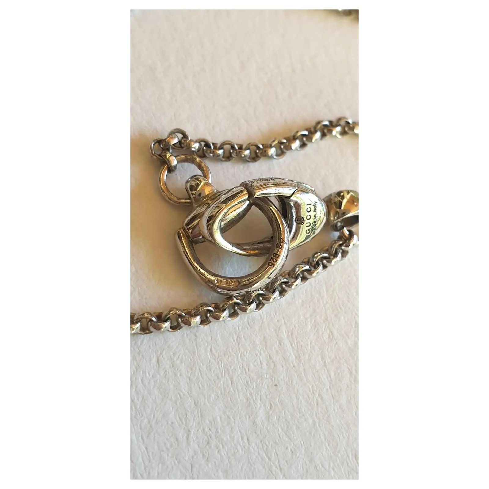 Gucci Cœur Bambou En Argent 925 Argenté 5 Gucci Cœur Bambou En Argent 925 Argenté – Image 5