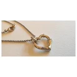 Gucci Cœur Bambou En Argent 925 Argenté 16 Gucci Cœur Bambou En Argent 925 Argenté -Collier Soldes 562612 8