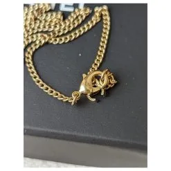 Chanel CC F16Collier Pendentif Avec Logo En Cristal V GHW Dans Une Boîte Doré -Collier Soldes 572306 7