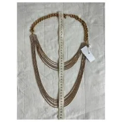 Weekend Max Mara Collier Métal Doré MAX MARA'S -Collier Soldes 591224 3