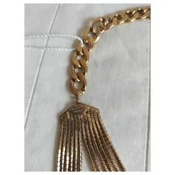 Weekend Max Mara Collier Métal Doré MAX MARA'S -Collier Soldes 591224 4