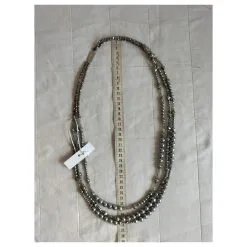 Weekend Max Mara MAX MARA Collier Week-end En Fausses Perles Gris -Collier Soldes 591230 6