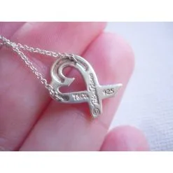 Tiffany & Co. Tiffany & Co Collier Pendentif Coeur Qui Aime Dessiné Par Paloma Picasso Argent 925 Avec Saphir Rose Argenté 10 Tiffany & Co. Tiffany & Co Collier Pendentif Coeur Qui Aime Dessiné Par Paloma Picasso Argent 925 Avec Saphir Rose Argenté -Collier Soldes 61448 5