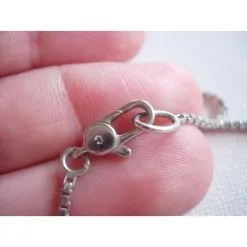 Sautoit Bambou Gucci En Argent 925 Et Cuir Noir Argenté -Collier Soldes 61745 4