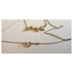 Tiffany & Co. Tiffany & Co Feuille D'olivier /Olive Leaf Argent 925 -Collier Soldes 626905 3