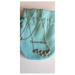 Tiffany & Co. Tiffany & Co Feuille D'olivier /Olive Leaf Argent 925 -Collier Soldes 626905 4