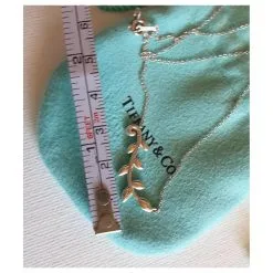 Tiffany & Co. Tiffany & Co Feuille D'olivier /Olive Leaf Argent 925 -Collier Soldes 626905 5