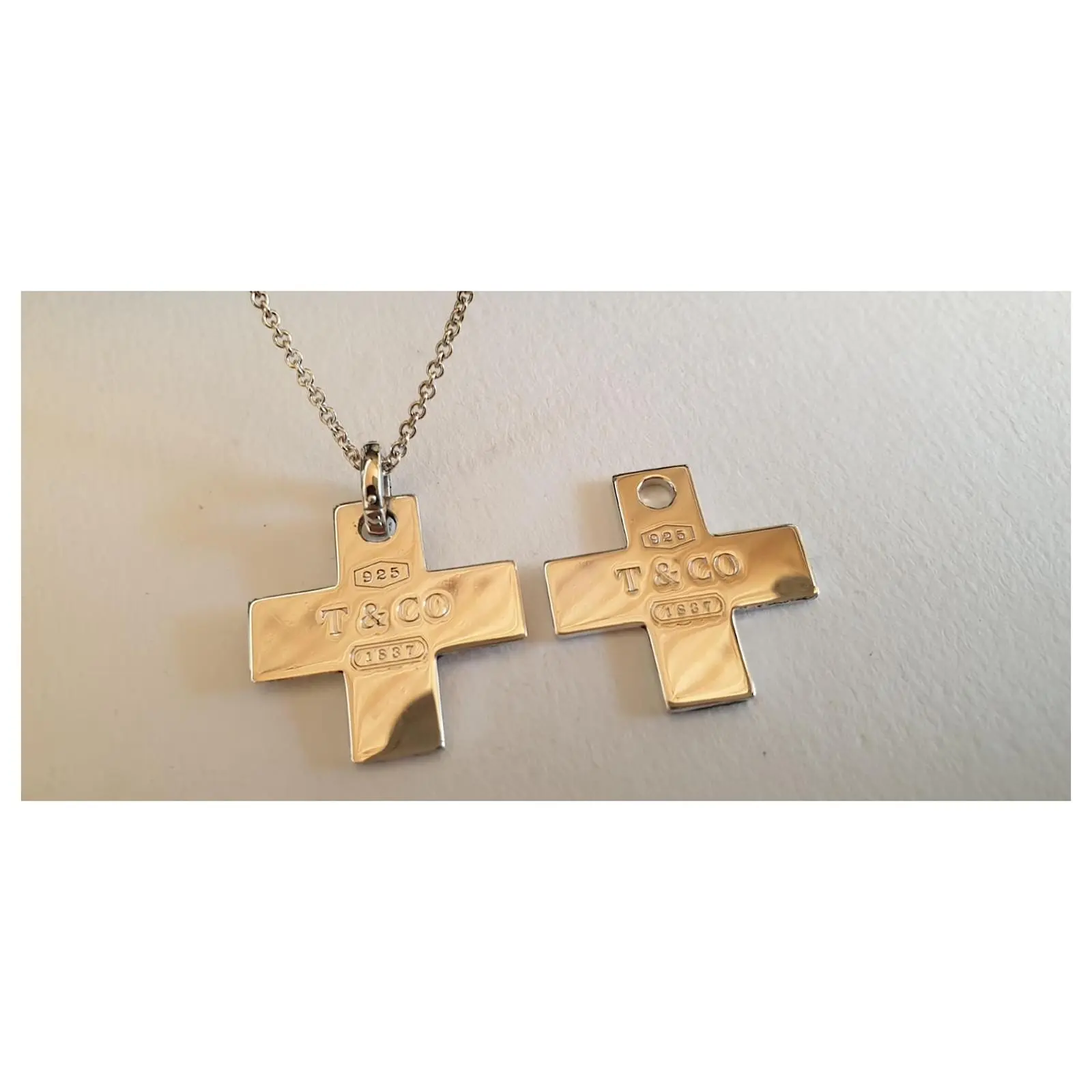 Tiffany & Co. Tiffany & Co 1837 Unisexe En Argent Massif 925 Argenté 2 Tiffany & Co. Tiffany & Co 1837 Unisexe En Argent Massif 925 Argenté – Image 2