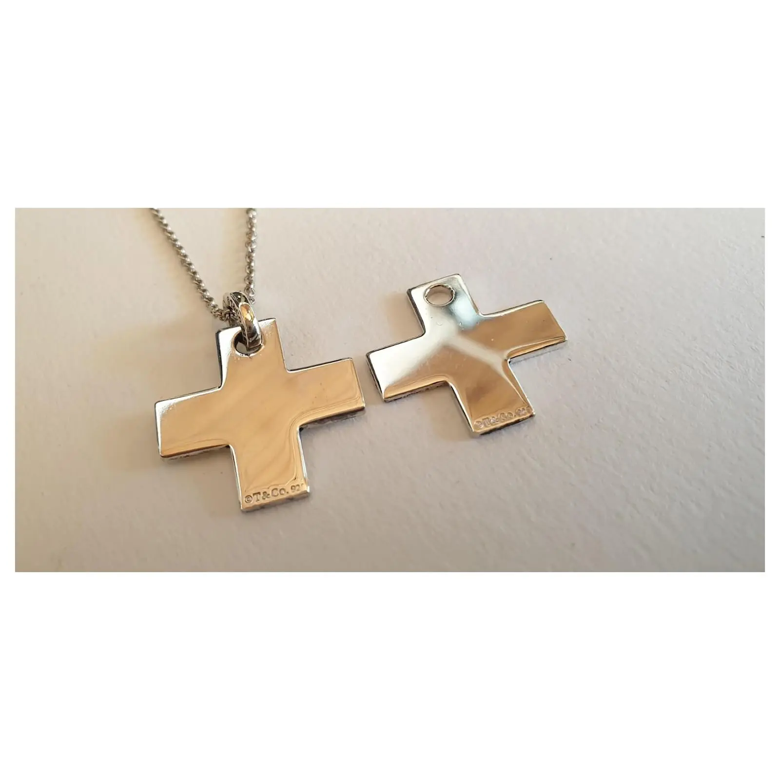 Tiffany & Co. Tiffany & Co 1837 Unisexe En Argent Massif 925 Argenté 3 Tiffany & Co. Tiffany & Co 1837 Unisexe En Argent Massif 925 Argenté – Image 3