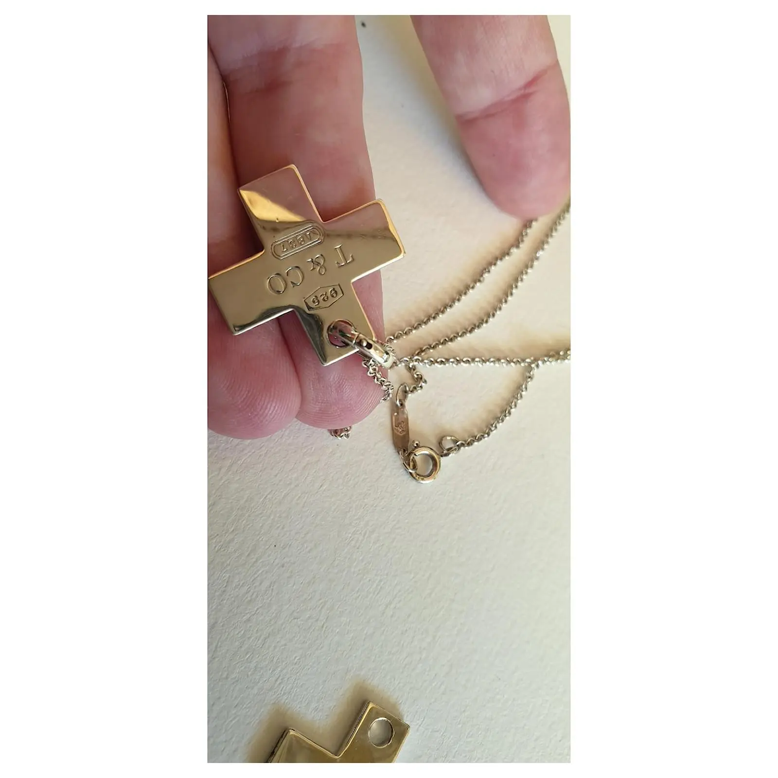 Tiffany & Co. Tiffany & Co 1837 Unisexe En Argent Massif 925 Argenté 4 Tiffany & Co. Tiffany & Co 1837 Unisexe En Argent Massif 925 Argenté – Image 4