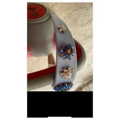 Autre Marque Accessoires Pour Cheveux Bleu -Collier Soldes 632286 6