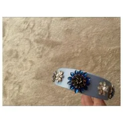 Autre Marque Accessoires Pour Cheveux Bleu -Collier Soldes 632286 8