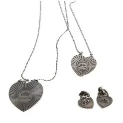 Gas Parure Love (collier + Boucles D'oreilles) Argenté 7 Gas Parure Love (collier + Boucles D'oreilles) Argenté -Collier Soldes 6669 4