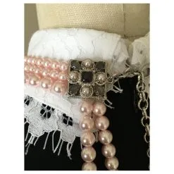 Chanel Collier De Corps Multicouche Runway Pink Pearl Rose 18 Chanel Collier De Corps Multicouche Runway Pink Pearl Rose -Collier Soldes 669360 9