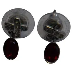 Parure Swarovski Boucles D'oreilles Et Collier En Cristal Rouge 18 Parure Swarovski Boucles D'oreilles Et Collier En Cristal Rouge -Collier Soldes 677541 9