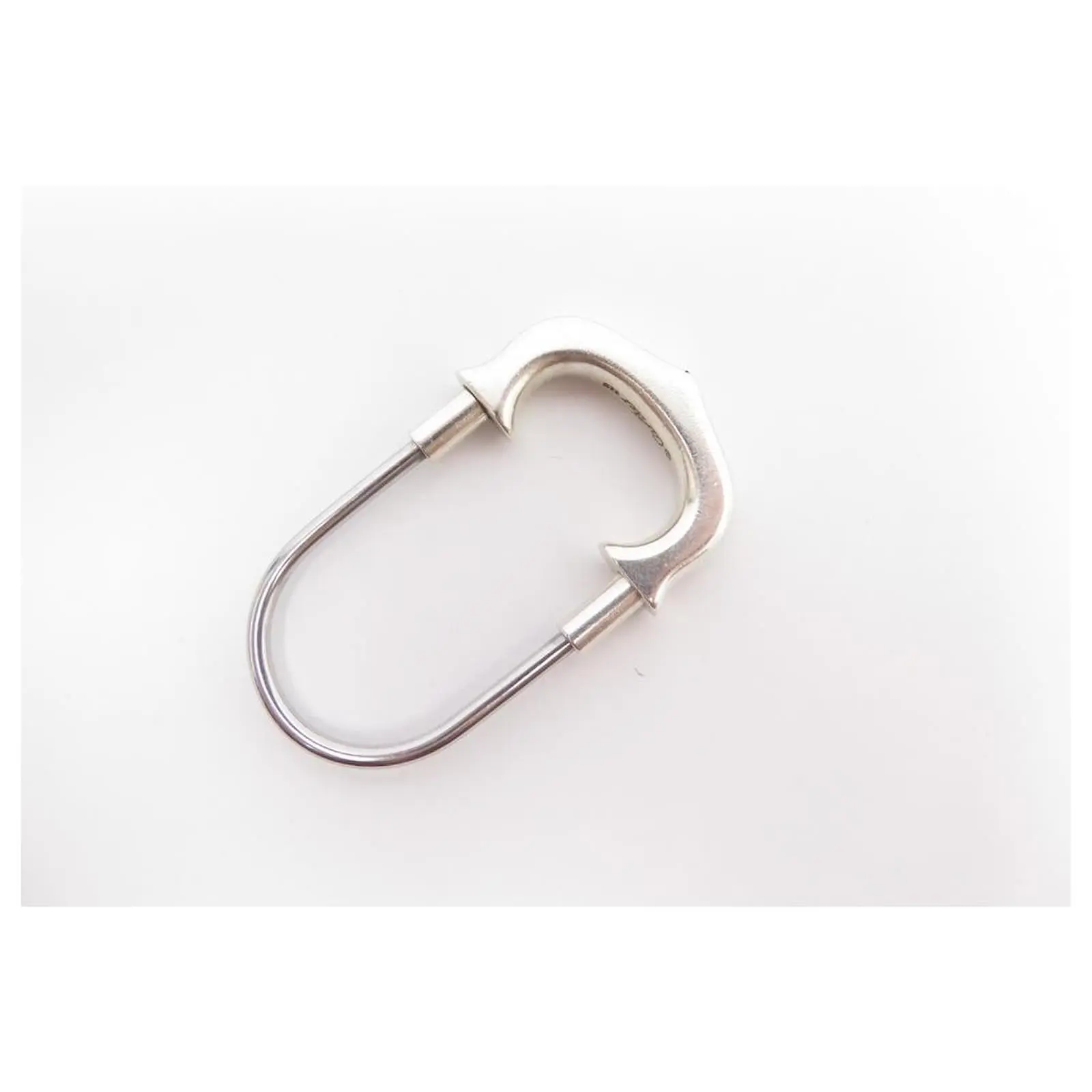 Autres Bijoux VINTAGE PORTE CLES CARTIER T1220108 DECOR C EN ARGENT 925 SILVER KEY RING Argenté 2 Autres Bijoux VINTAGE PORTE CLES CARTIER T1220108 DECOR C EN ARGENT 925 SILVER KEY RING Argenté – Image 2