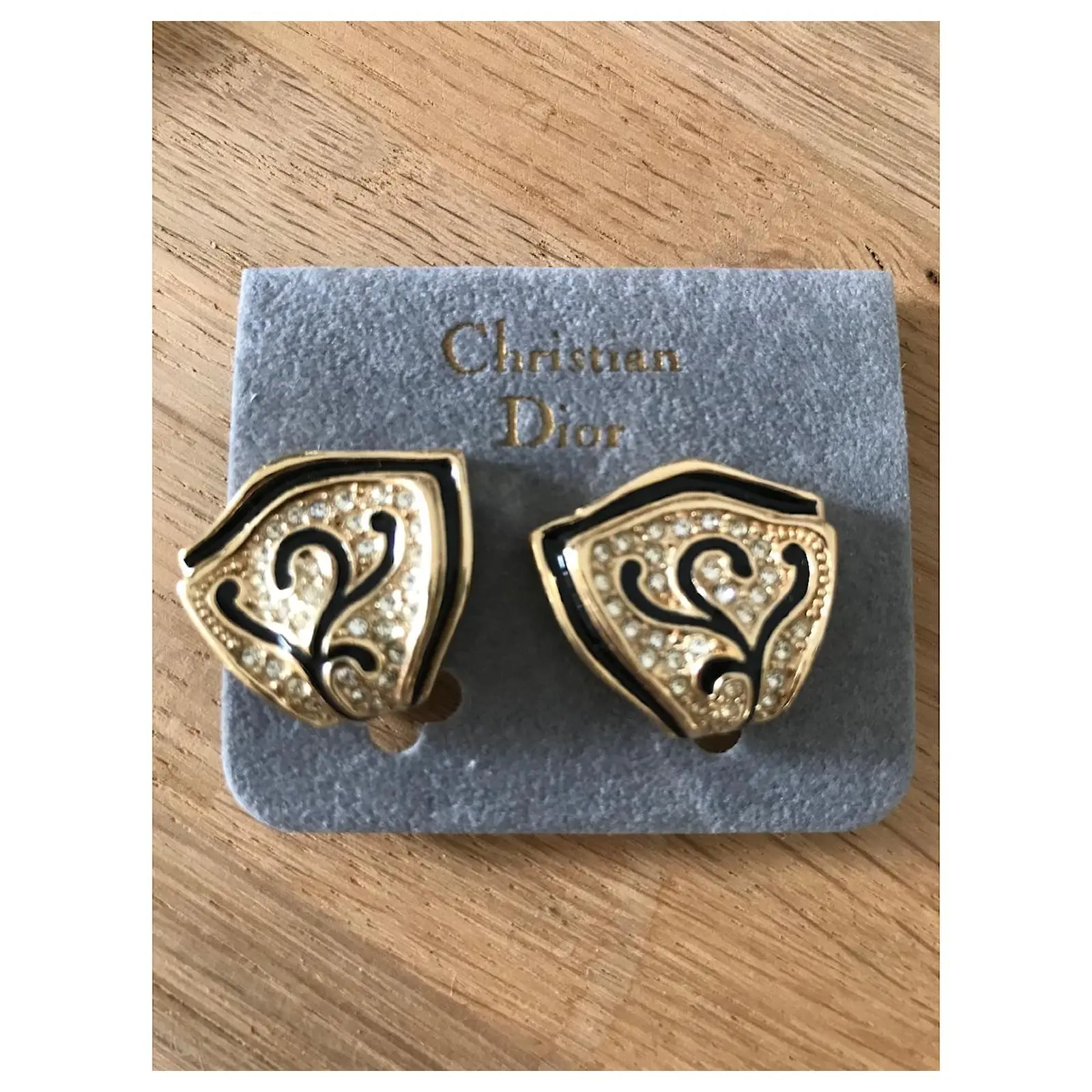 Dior Ensembles De Bijoux Noir Bijouterie Dorée 3 Dior Ensembles De Bijoux Noir Bijouterie Dorée – Image 3