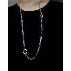 Hermès Collier Agora Argenté -Collier Soldes 71663 4