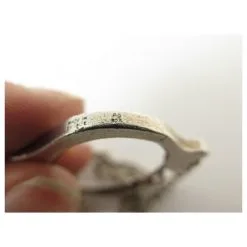 Autres Bijoux VINTAGE PORTE CLES CARTIER LOGO C EN ARGENT MASSIF CHAINE GOLD KEY CHAIN RING Argenté -Collier Soldes 728397 3