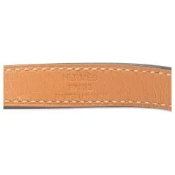 Hermès Bracelet Tour Doublé Kelly Bleu -Collier Soldes 733917 3
