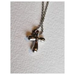 Tiffany & Co. Tiffany & Co Croix En Platine Et Diamants Peretti Argenté 12 Tiffany & Co. Tiffany & Co Croix En Platine Et Diamants Peretti Argenté -Collier Soldes 746036 4