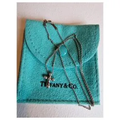 Tiffany & Co. Tiffany & Co Croix En Platine Et Diamants Peretti Argenté 17 Tiffany & Co. Tiffany & Co Croix En Platine Et Diamants Peretti Argenté -Collier Soldes 746036 9