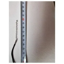 Autre Marque Notes En Porcelaine, Soie Et Argent Massifs 925 Noir Argenté Blanc -Collier Soldes 747624 9