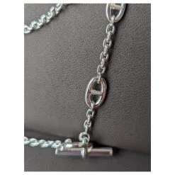 Hermès Farandole 160 Cm Long Collier Argent 925 Boîte Tout Neuf Bijouterie Argentée -Collier Soldes 747983 8