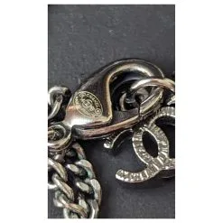 Chanel CC 14Collier B Logo Black Pearl Ruthenium Dans L'étiquette De La Boîte Noir -Collier Soldes 748035 3